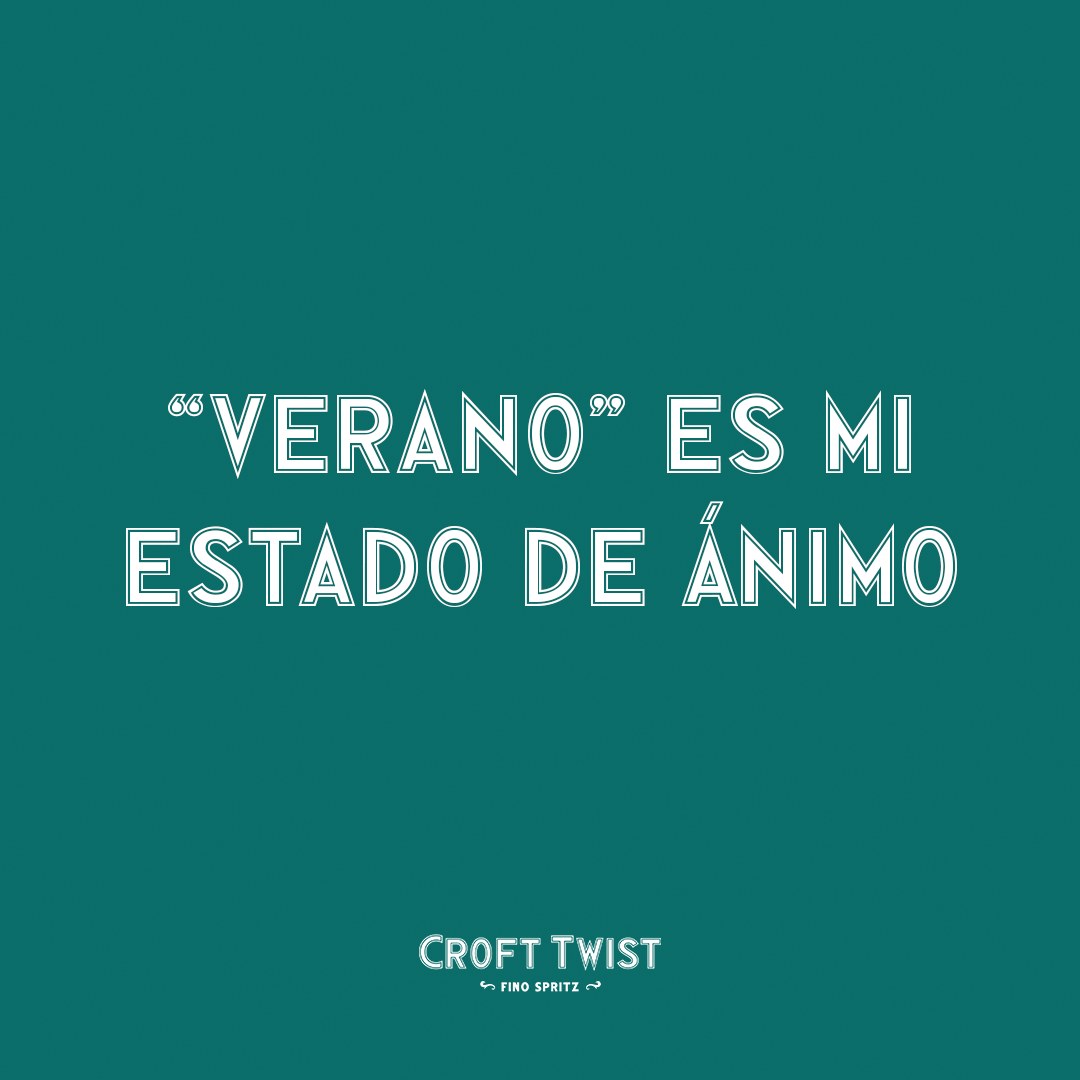 Hay personas que se niegan a aceptar el final del verano y no diré quien soy.

Like si a ti también te gustaría que el verano fuera eterno.

#CarácterCroftTwist #FinoSpritz #ElSurSeSiente
